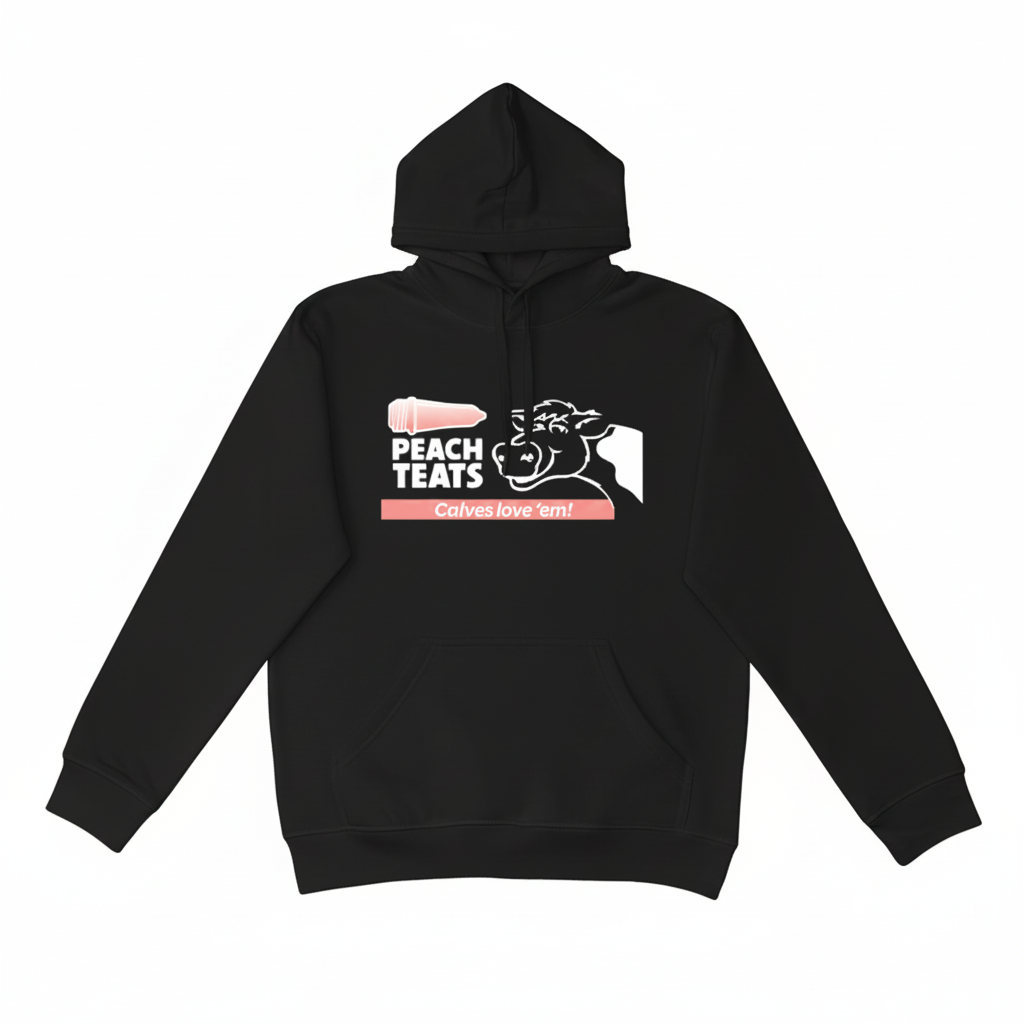 Hoodies - Peach Teats Horizontal Logo
